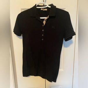 Burberry black polo, women’s size XS